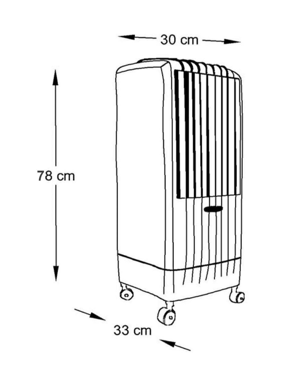 Climatizador de Aire Dace Frío/Calor Mod. DAL1BC-1015D Blanco