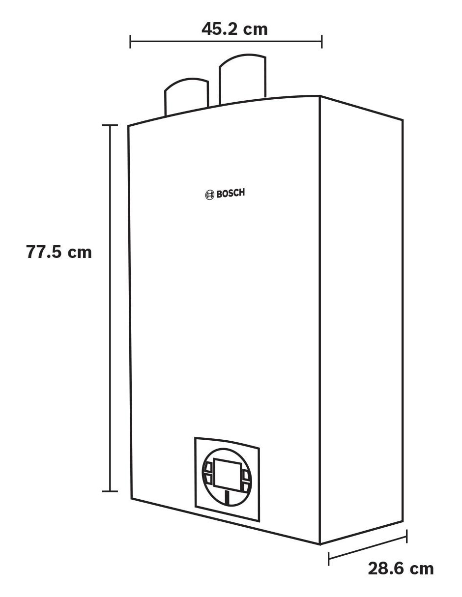 Calentador de paso easy control 26lts lp sin tamaño gas lp 25