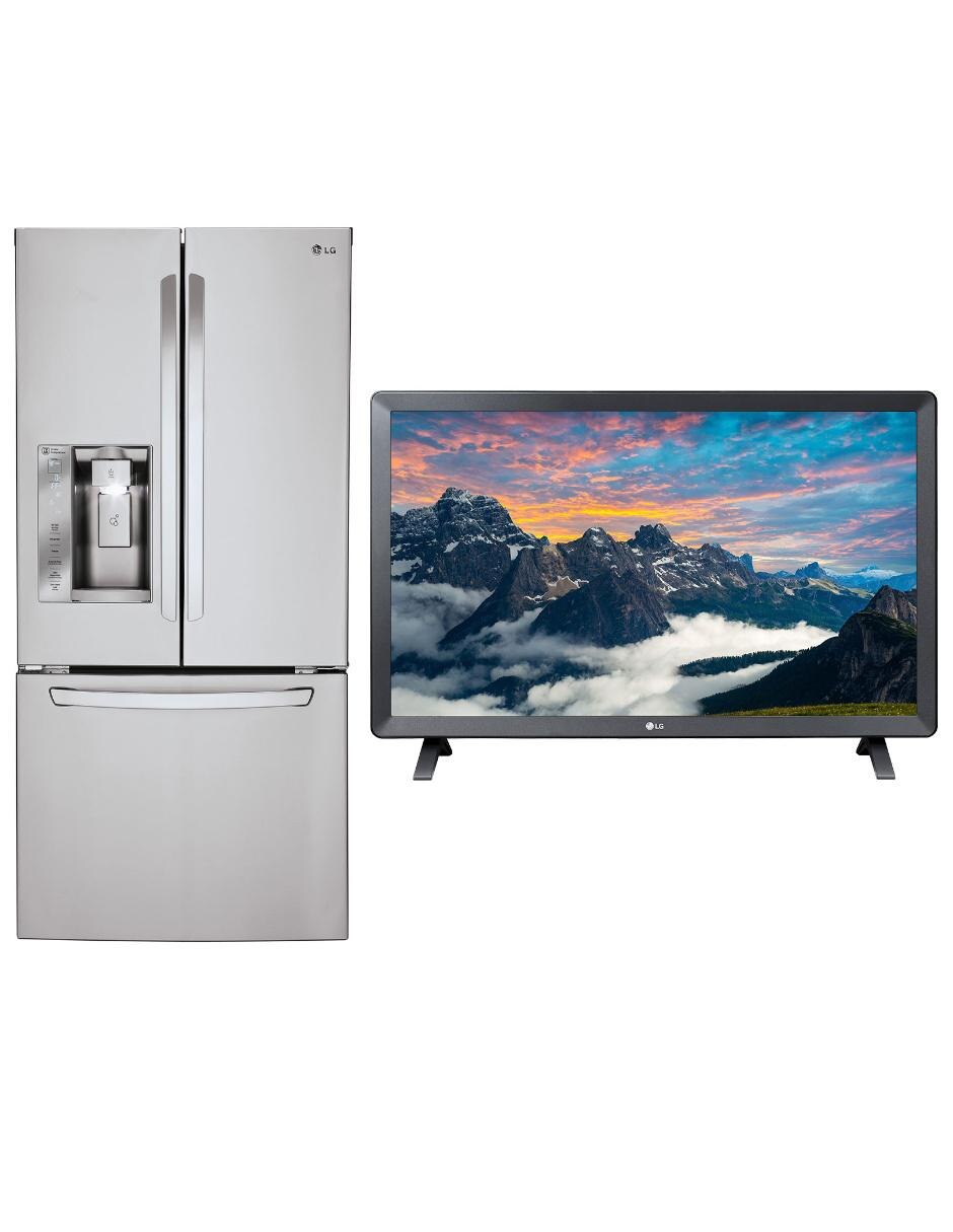 Refrigerador Lg 25 Pies Cúbicos Acero Gm63sgs