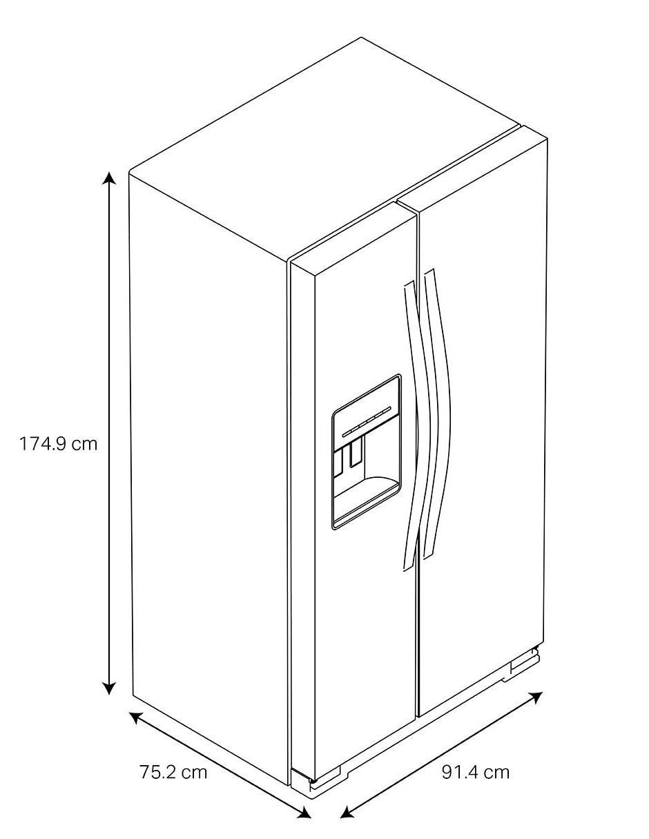 Refrigerador dúplex 21 pies cúbicos no frost y fábrica de hielo WD1006S 10