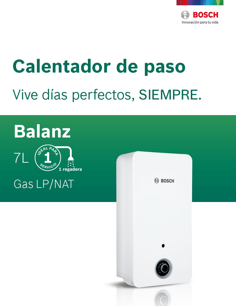 Calentador de paso BALANZ 13 L gas lp 2