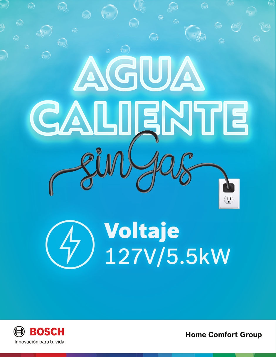 Calentador de paso REGADERA INSTANTÁNEA 5 L eléctrico 4