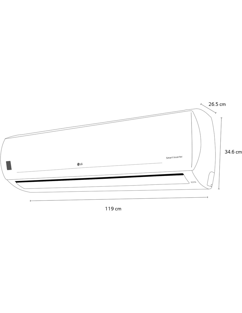Aire acondicionado mini split frío y calor 33000 BTU SW362H8 11