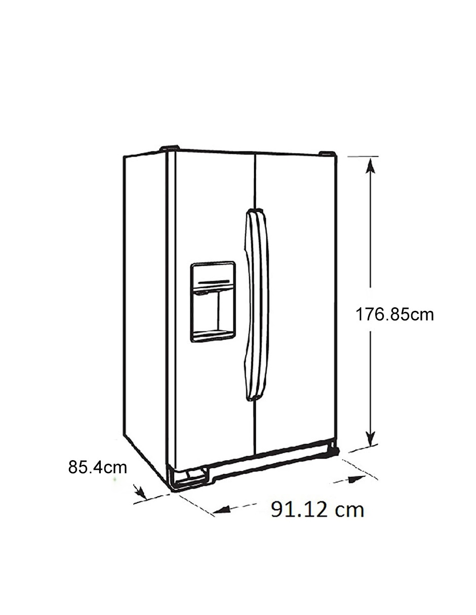 Refrigerador top mount 25 pies cúbicos no frost y fábrica de hielo WD5620S 8