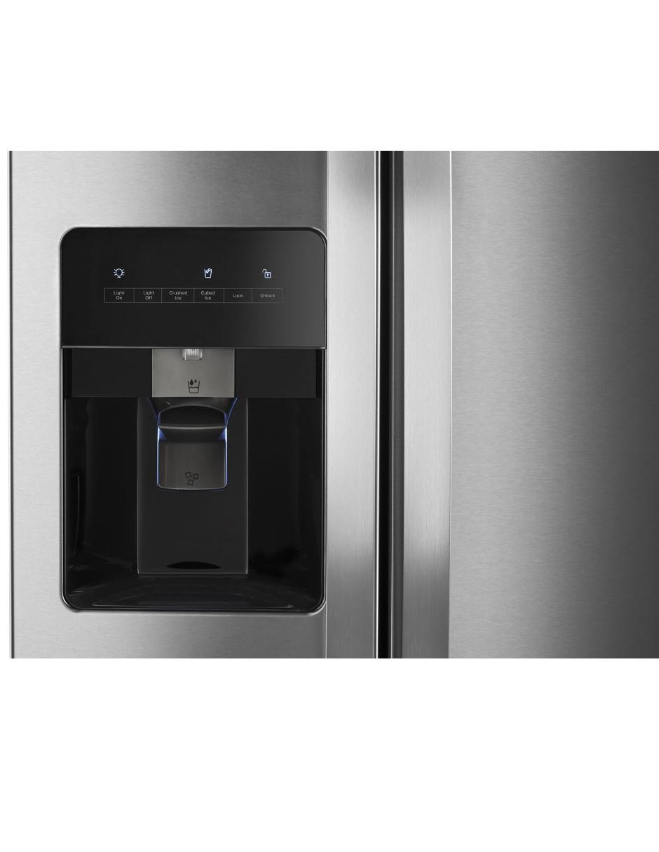 Refrigerador top mount 25 pies cúbicos no frost y fábrica de hielo WD5620S 6