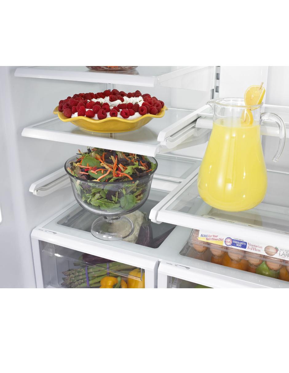 Refrigerador french door 24 pies cúbicos no frost y fábrica de hielo MFI2570FEZ 10