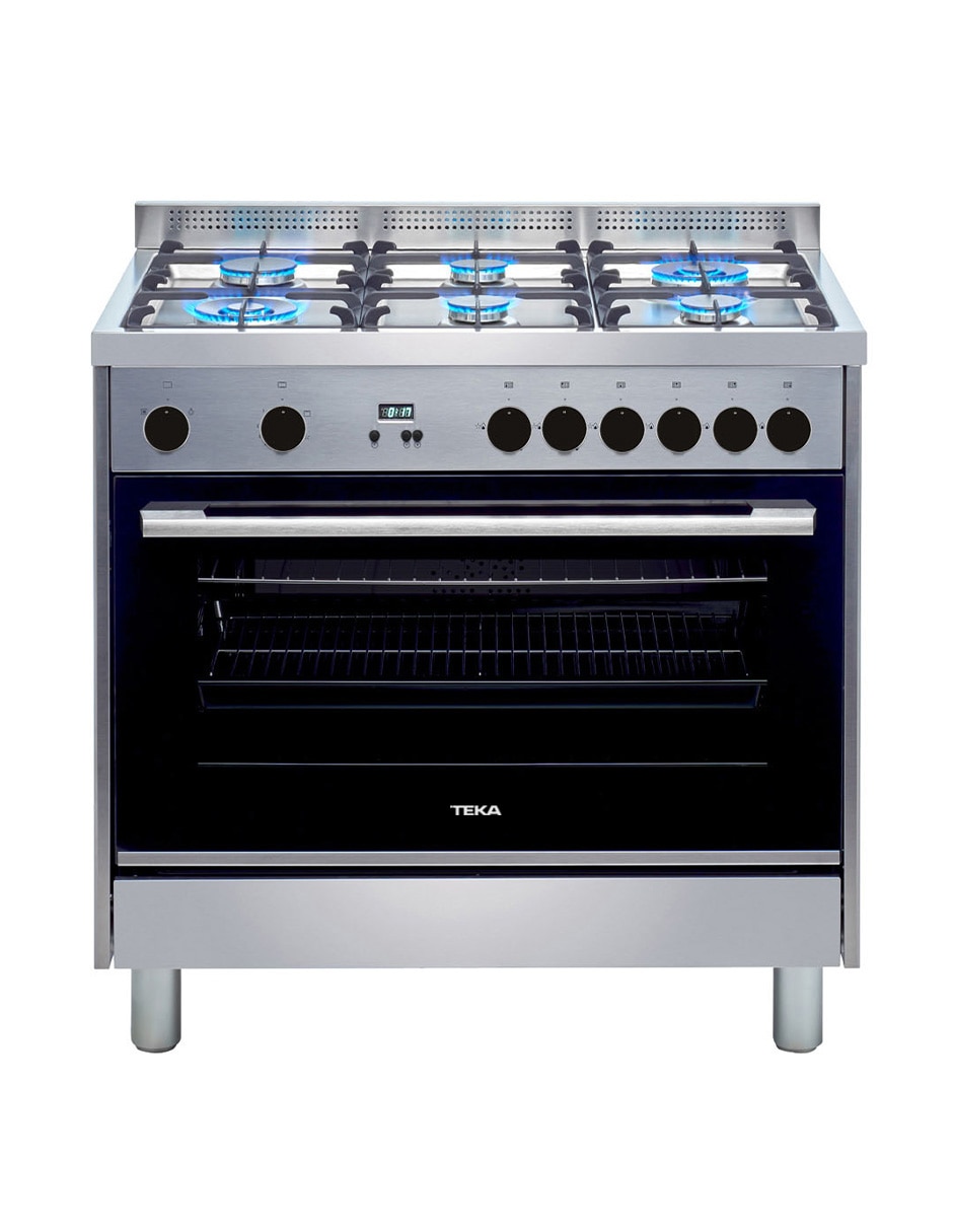Estufa de piso a gas lp 89.5 cm FS3RS966GGX de 6 quemadores 7