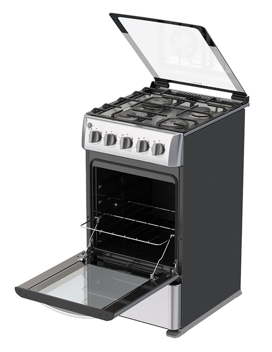 Estufa de piso a Gas LP 50 cm WWR7000S de 4 quemadores 2