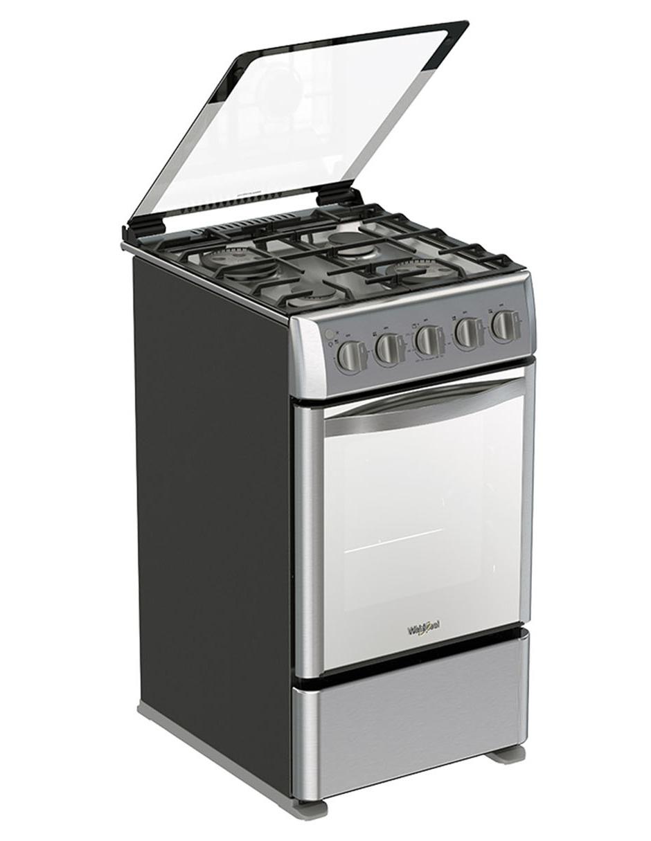 Estufa de piso a Gas LP 50 cm WWR7000S de 4 quemadores 3