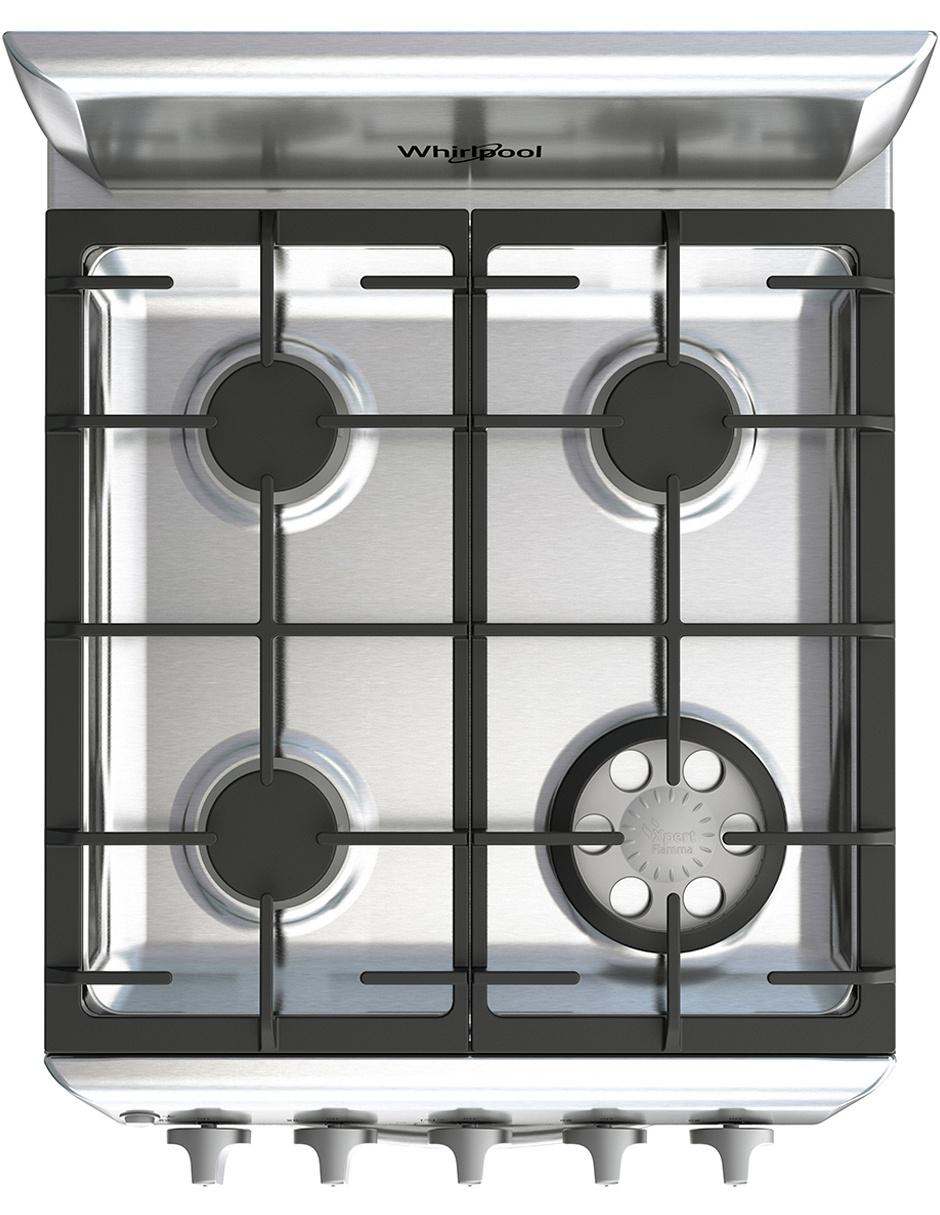 Estufa de piso a Gas LP 50 cm WWR5000S de 4 quemadores 5