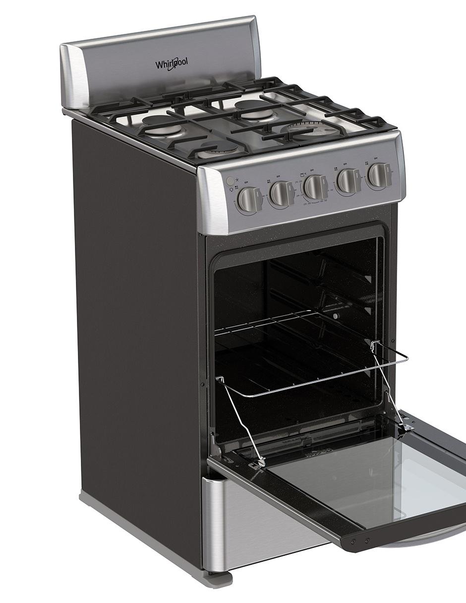 Estufa de piso a Gas LP 50 cm WWR5000S de 4 quemadores 7