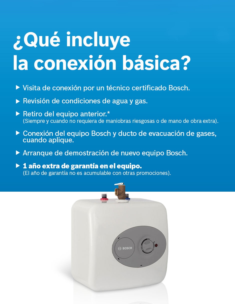 Calentador alta recuperación Minitanque 15 L eléctrico 3