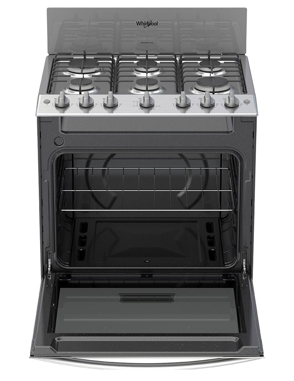 Estufa de piso a Gas LP 76 cm WFR3200D de 6 quemadores 3