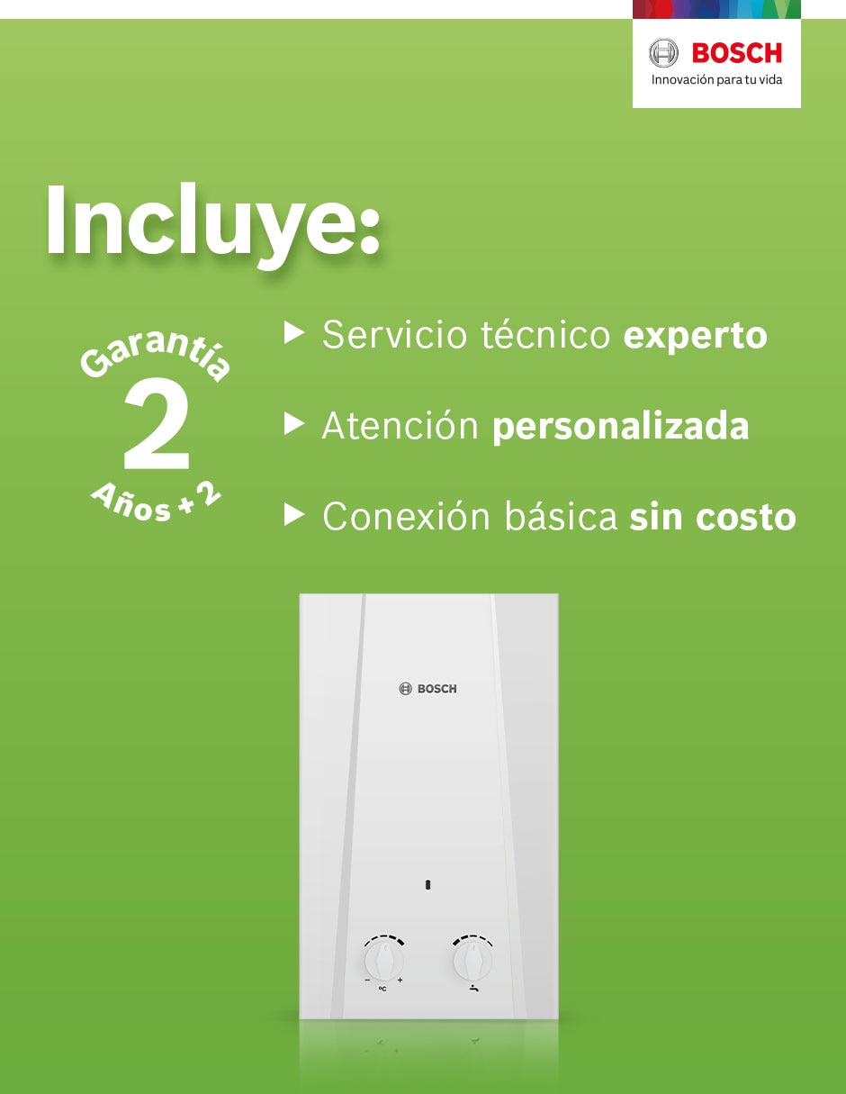 Calentador de paso ECO 11 L gas natural 9