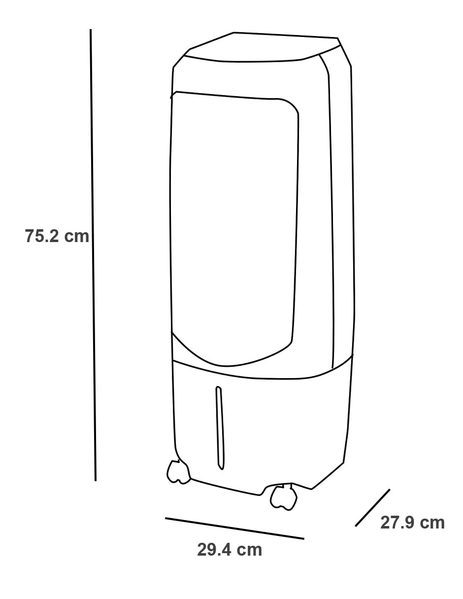 Aire acondicionado portátil frío 10 L TC10PE 127 V 4