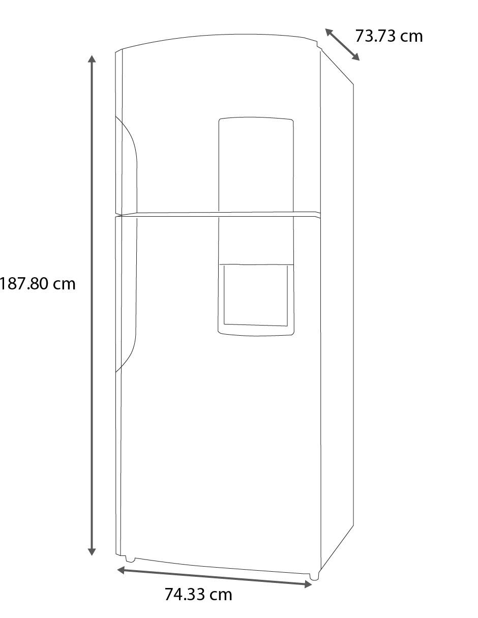 "refrigerador" top mount 18 pies cúbicos "cúbicos" no "y" sí rms510icmrx0 20