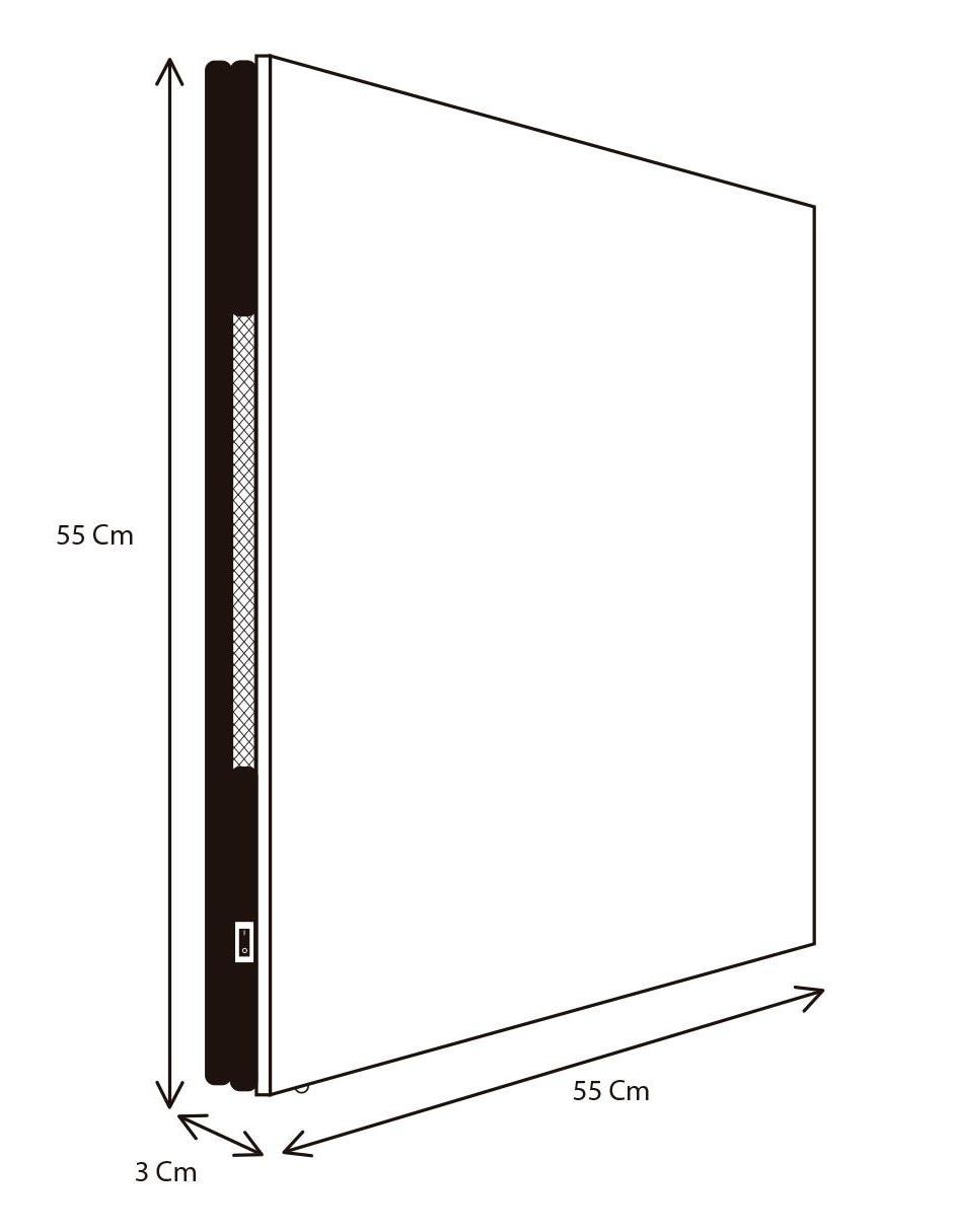 Calefactor 55 cm x 55 cm 342CaSol-N 4
