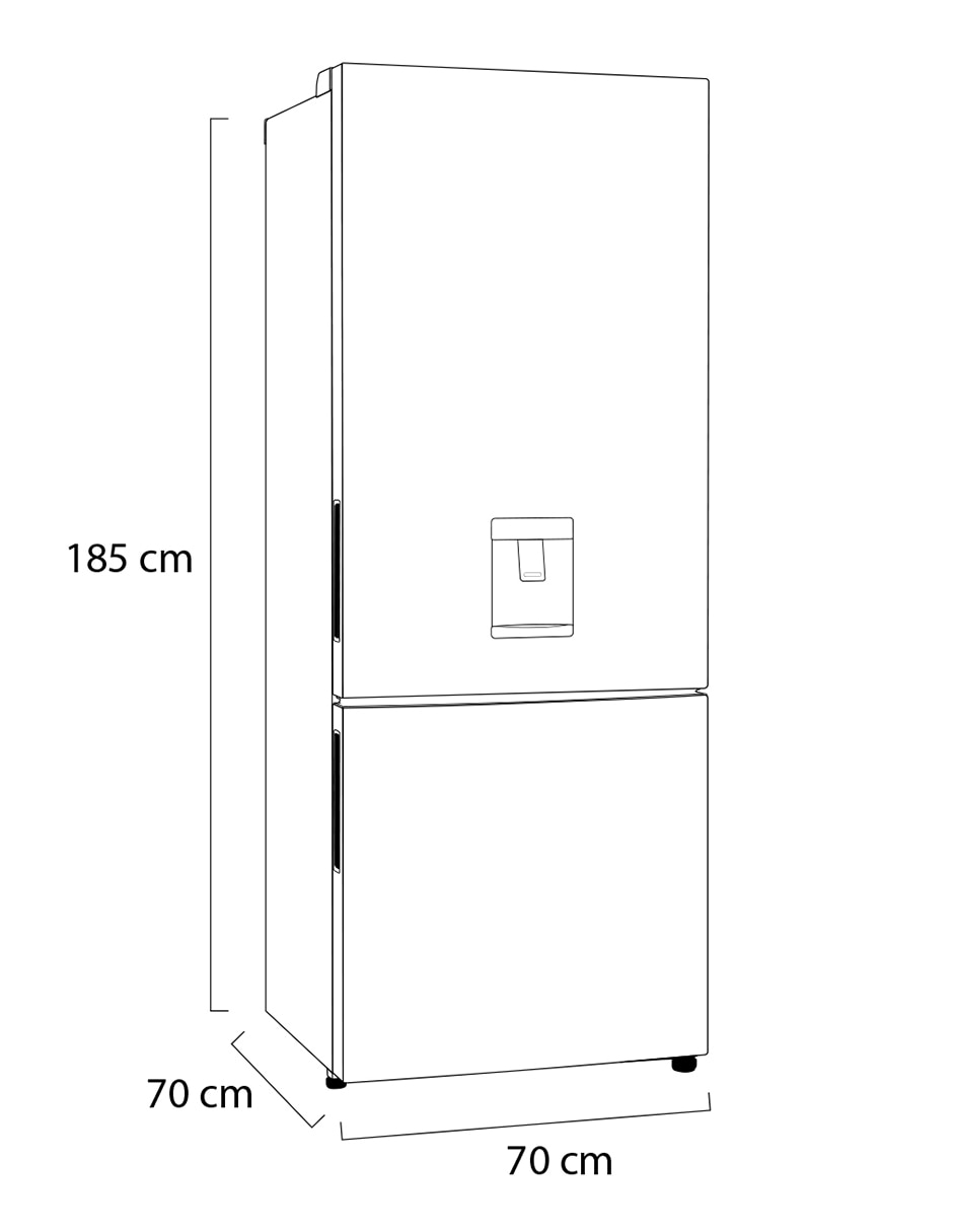 Refrigerador Top mount 17 pies cúbicos inverter y no fost GB45SPT 19