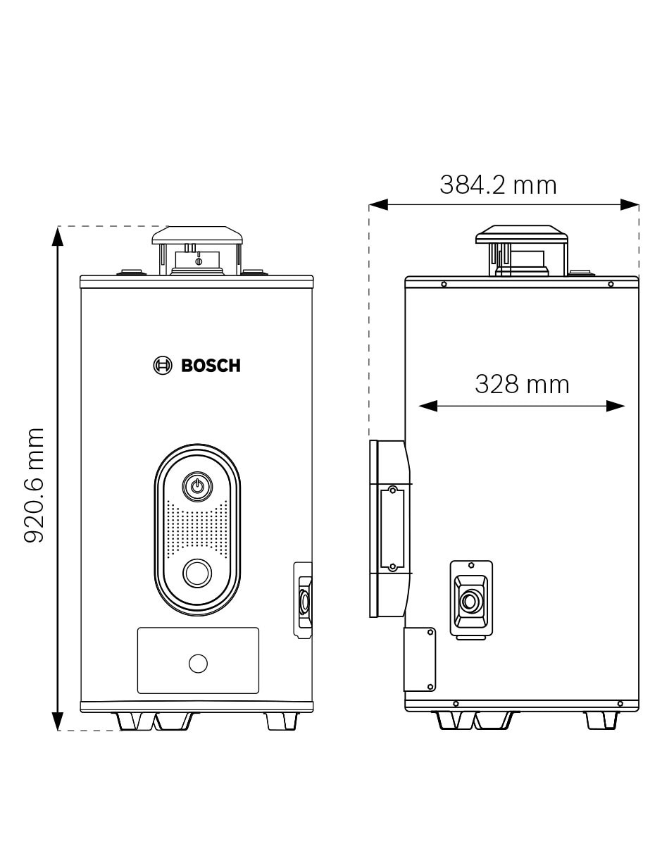 Calentador de depósito CLASSIC CLIC 40 L gas lp 20