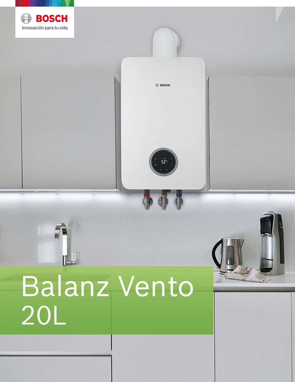Calentador de paso balanz vento 20 l gas lp 15