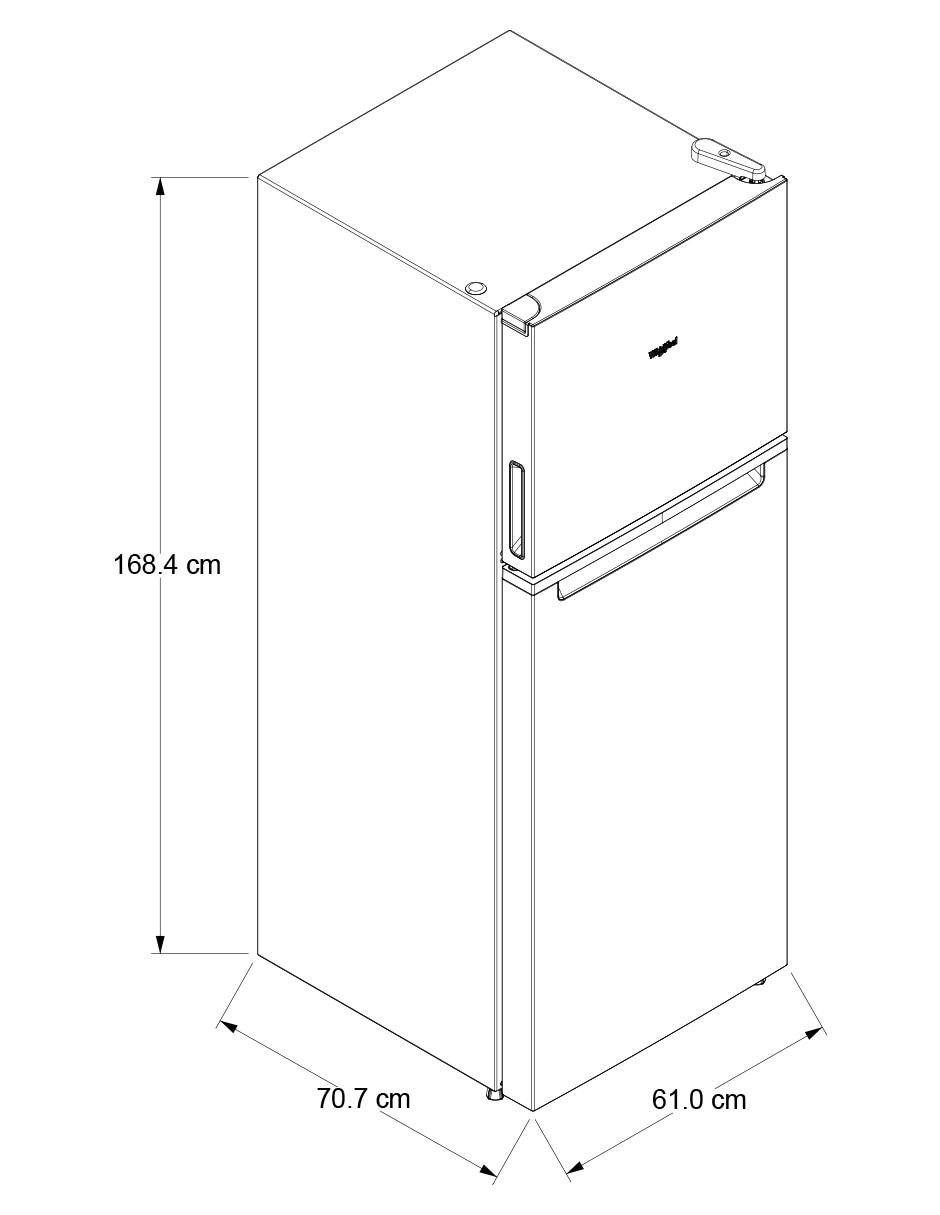 Refrigerador Top mount 13 pies tecnología no frost WT1331A 10
