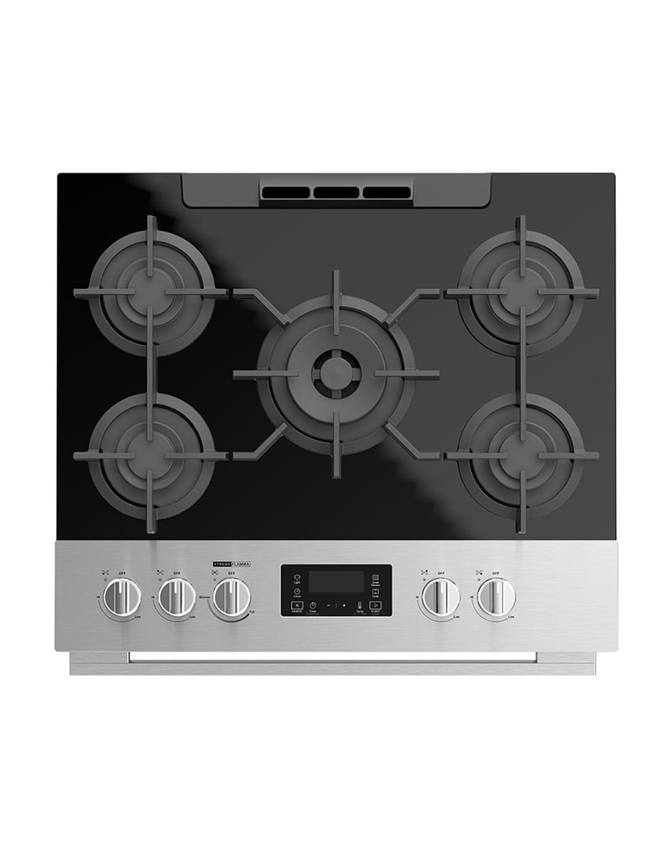 Estufa de piso a Gas LP 76 cm WFR9100S de 5 quemadores 3