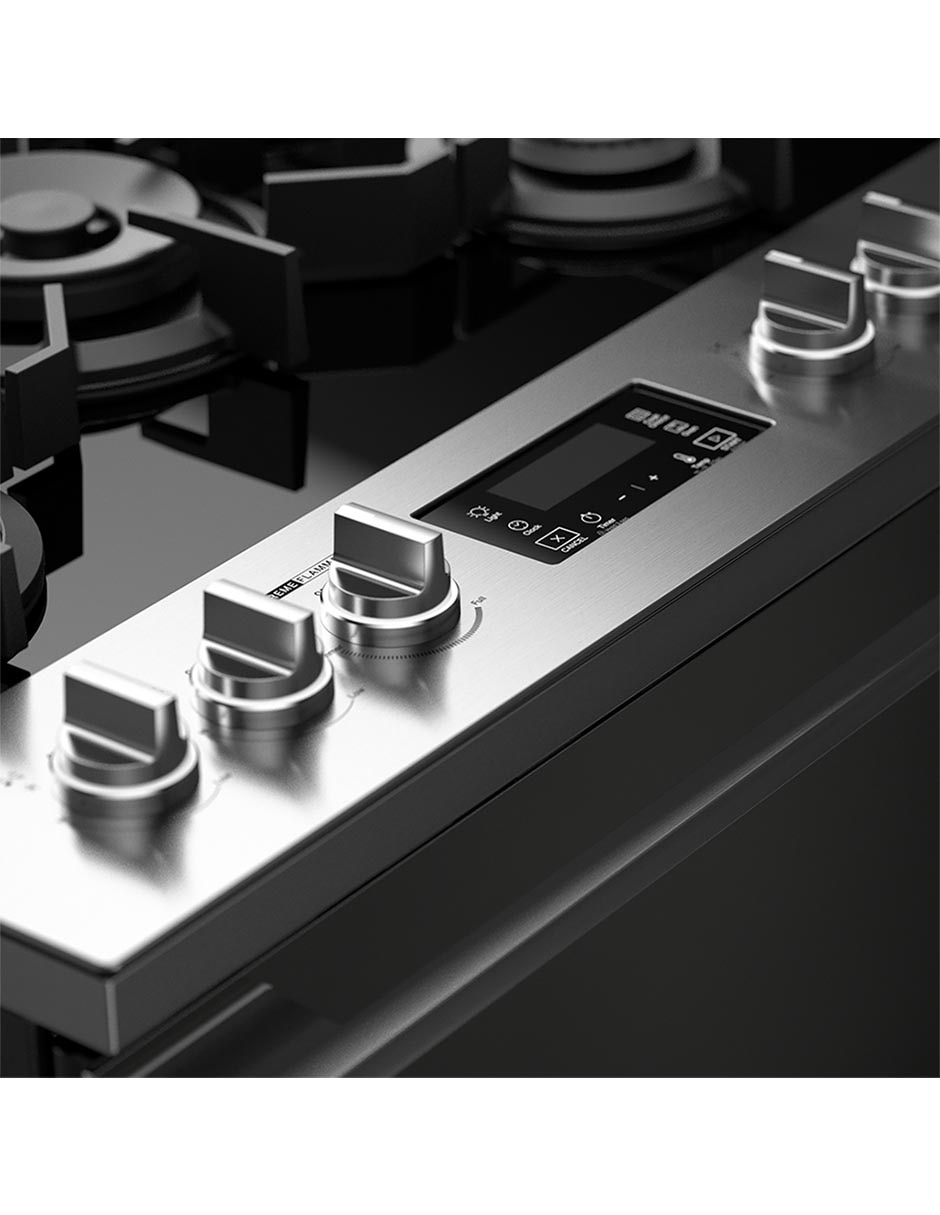 Estufa de piso a Gas LP 76 cm WFR9100S de 5 quemadores 5