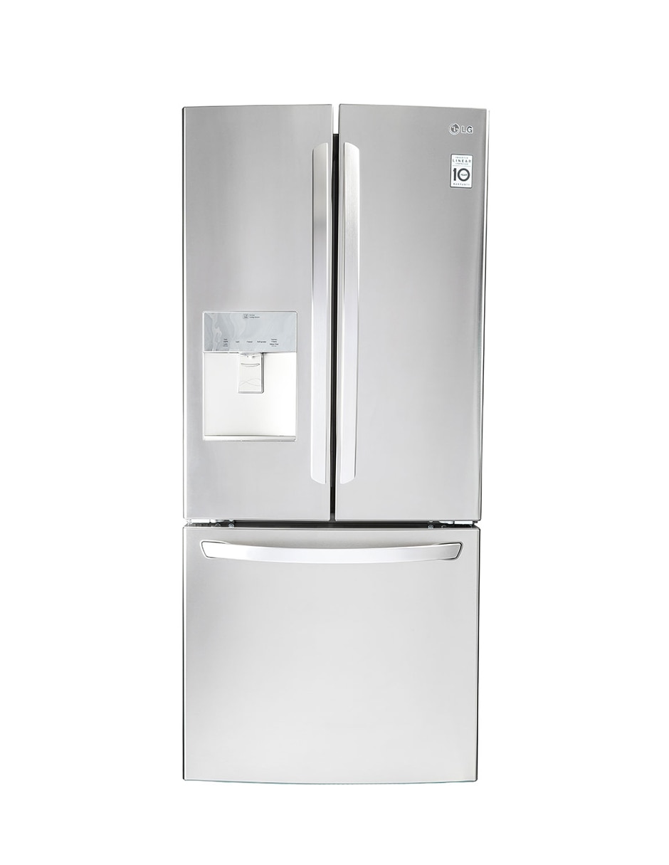 imagen ordenar desmayarse Refrigerador French door LG 22 pies cúbicos Tecnología no frost GF22WGS |  Liverpool.com.mx