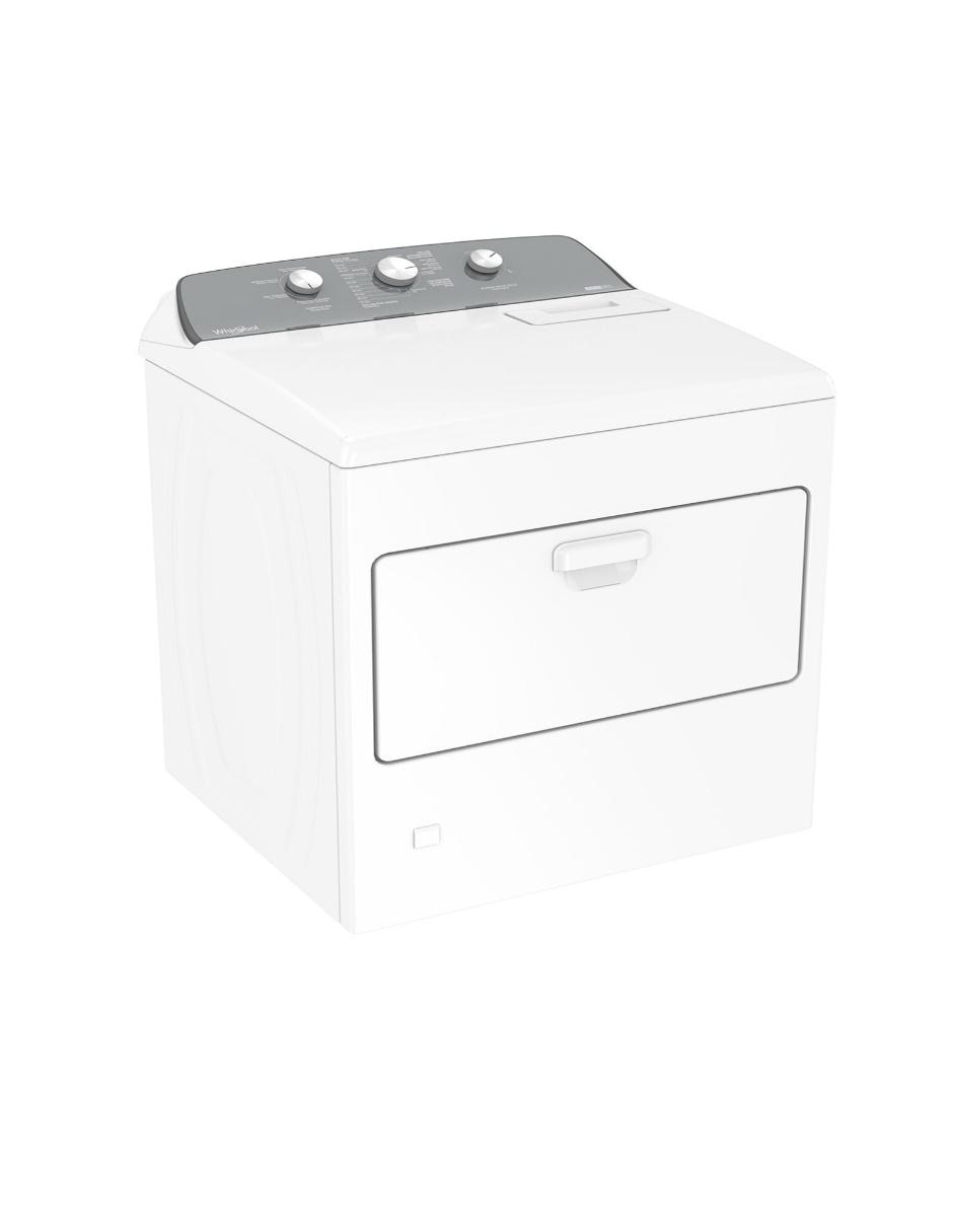 Secadora de gas de 21 kg con 11 ciclos 7MWGD2040JM 2