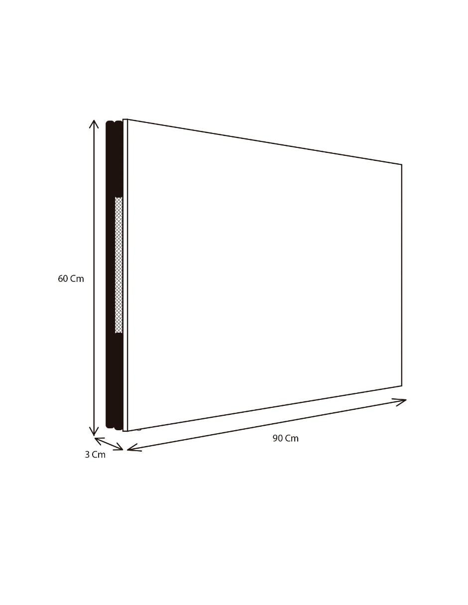 Calefactor de panel infrarrojo en cristal para pared blanco 3