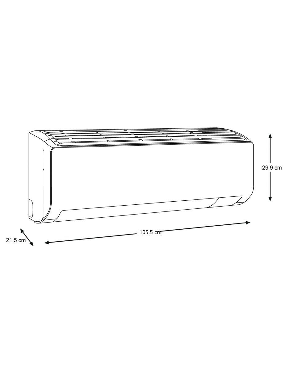 Aire acondicionado mini split frío y calor 18000 BTU AR18TSFZCWK/AX 220 V