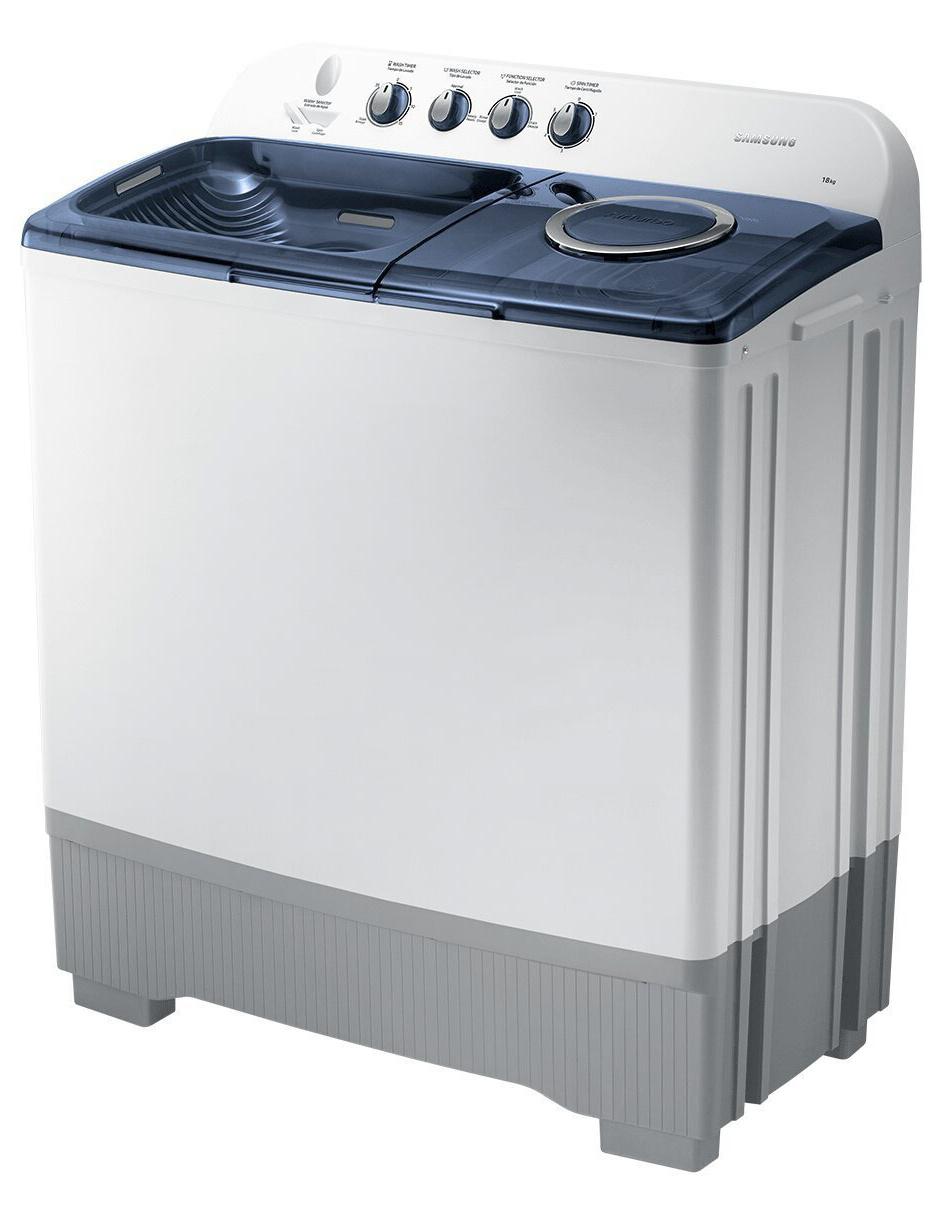 Lavadora doble tina 18 kg semiautomática carga superior wt18k5200mb/ax 5