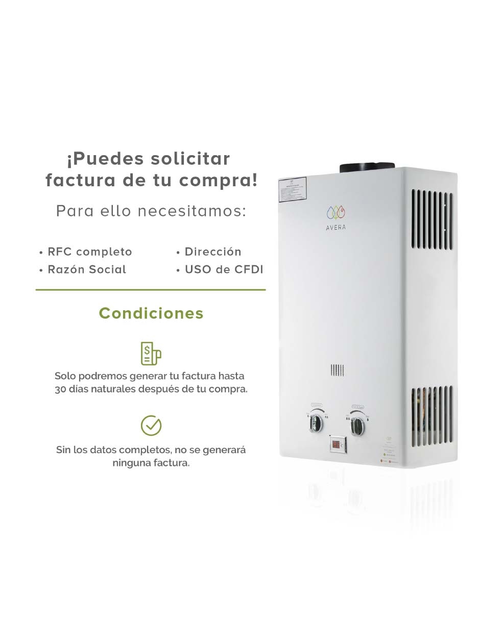 Calentador de paso C12LNAT 12 l Gas natural 20