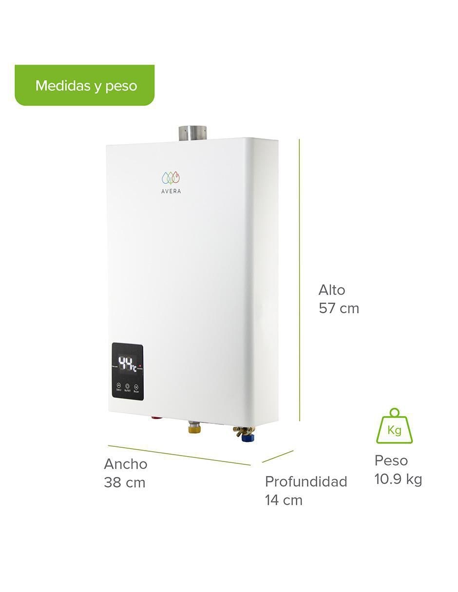 Calentador de paso CM14NAT gas natural 16