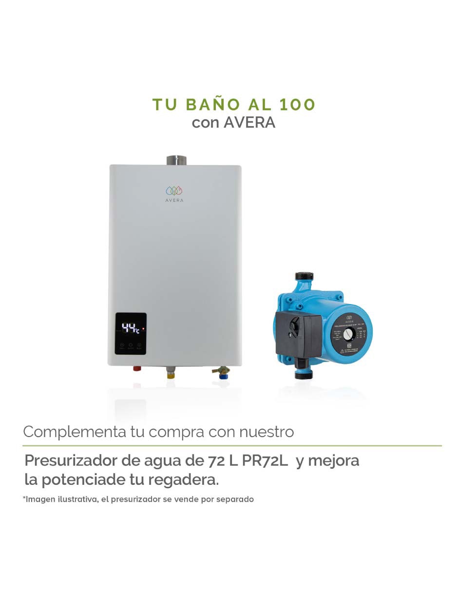 Calentador de paso CM14NAT gas natural 11