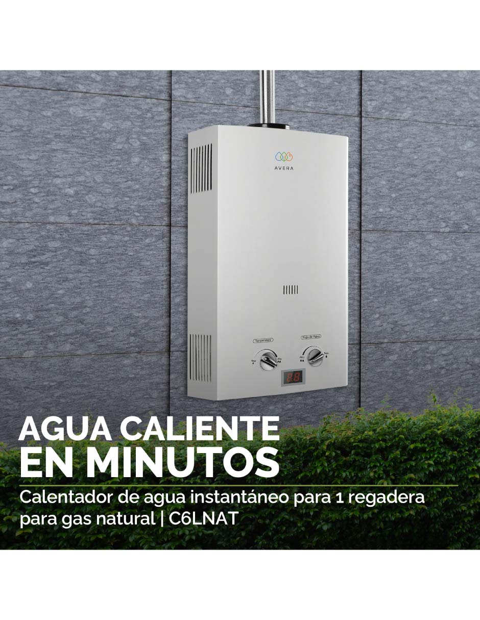 Calentador de paso C6LNAT 6 L Gas natural 13