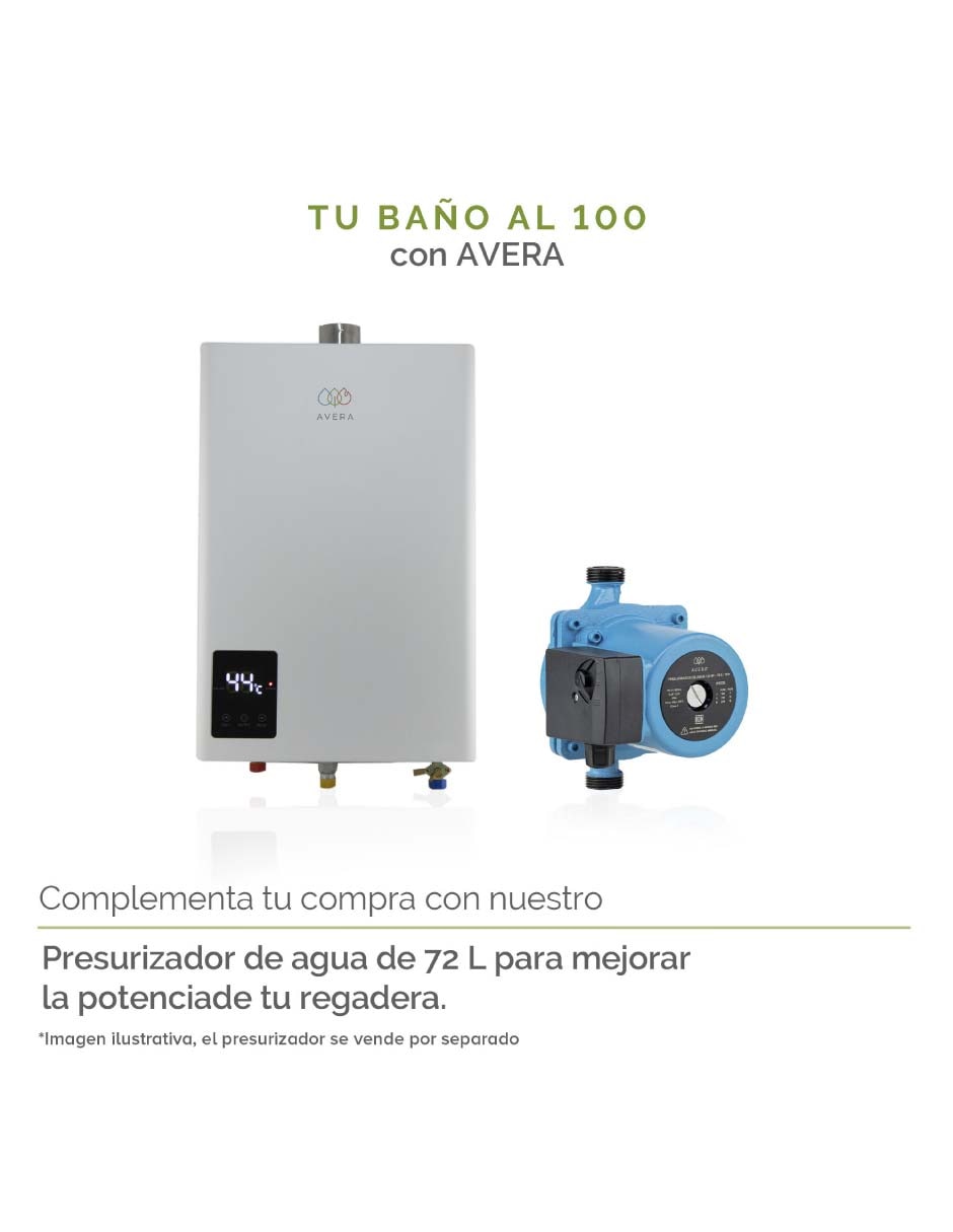 Calentador de paso CM24 Gas LP 11