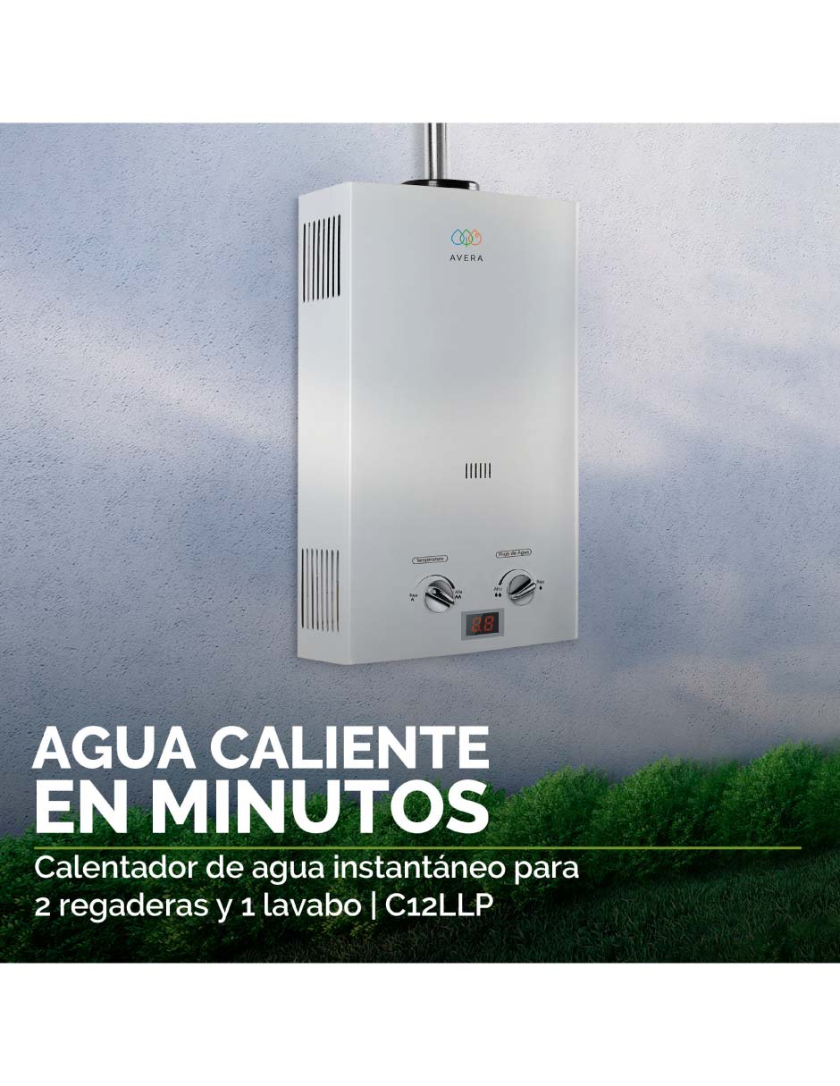 Calentador de paso C12L 12 l Gas LP 18