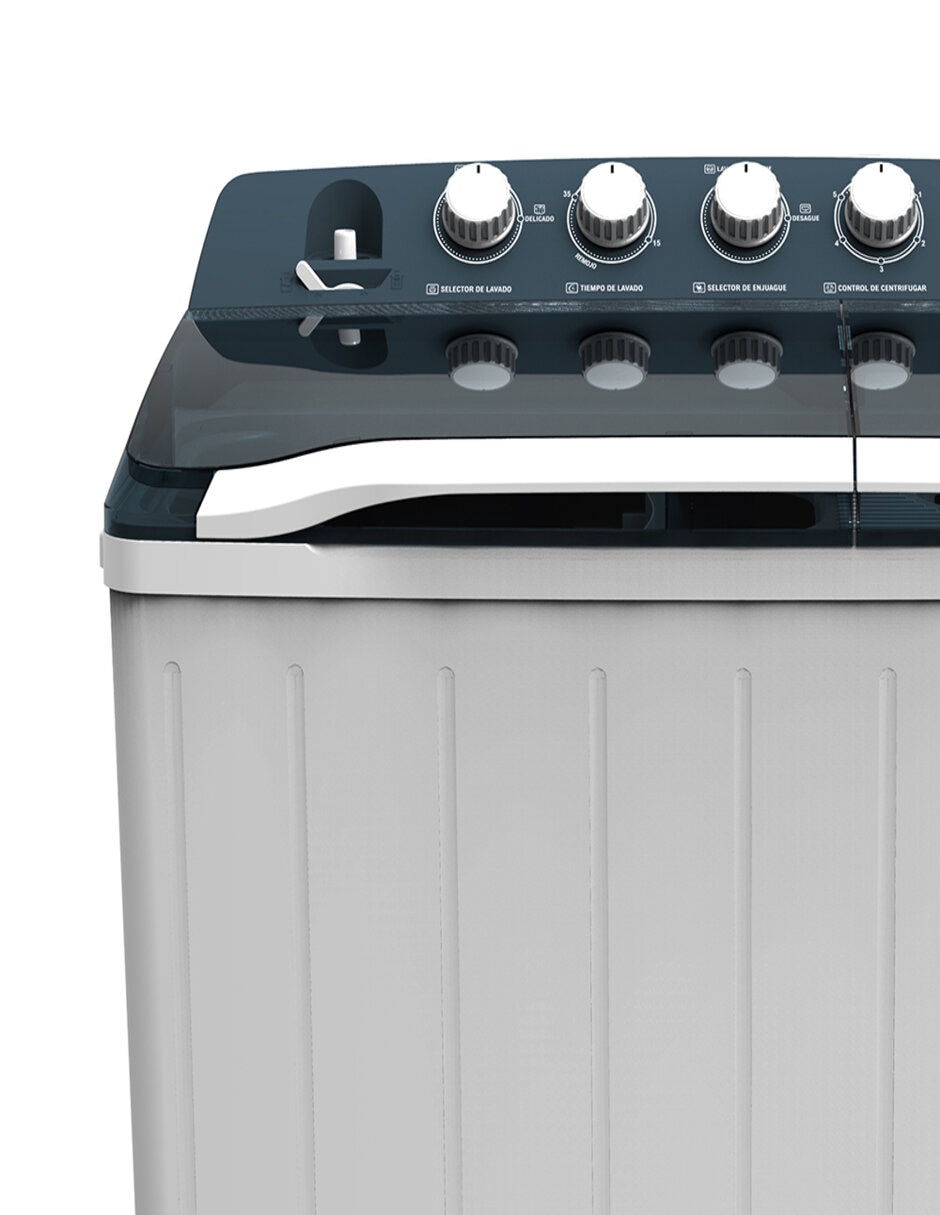 Lavadora doble tina 20 kg semiautomática carga superior WSA2001P 8