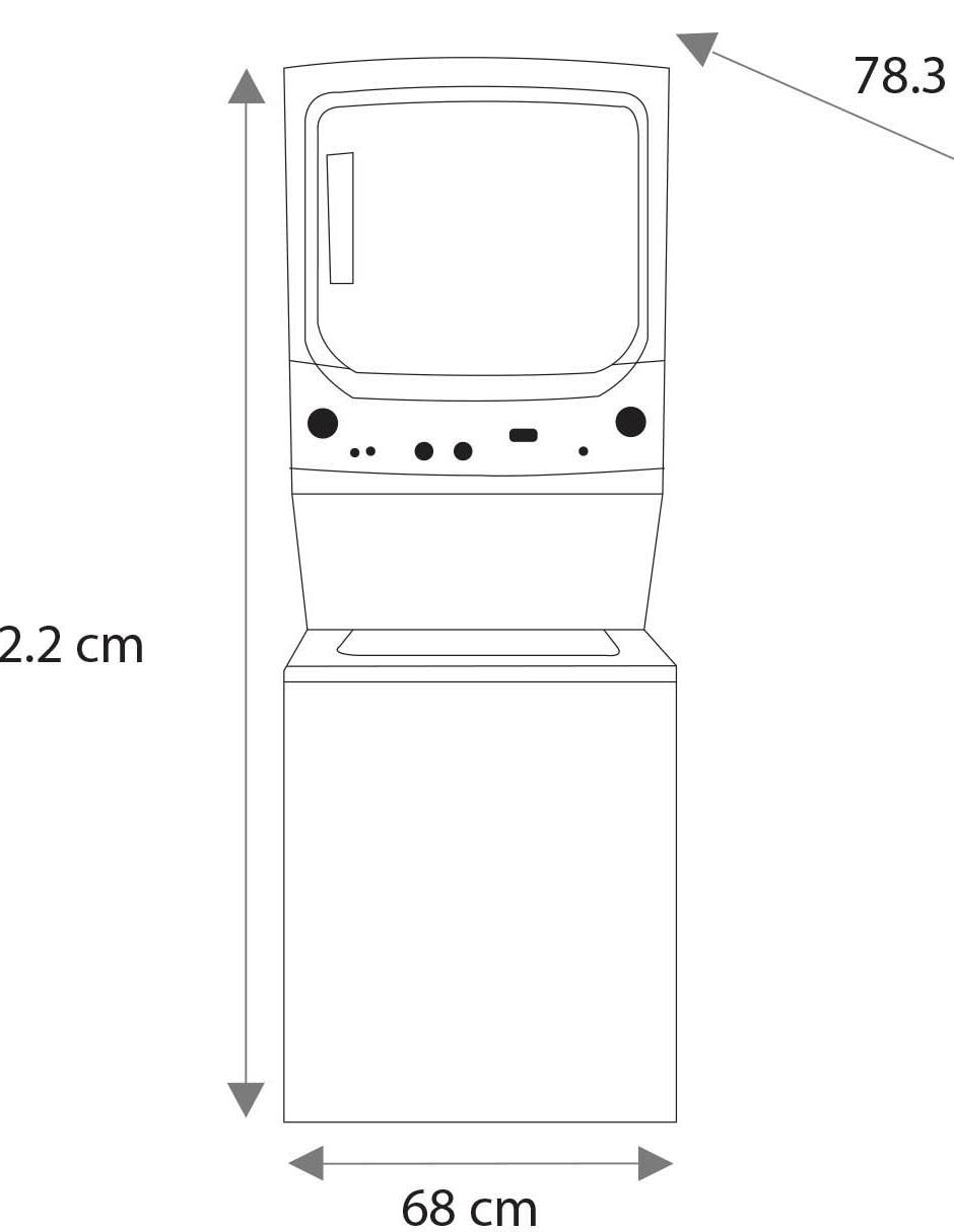 Lavadora Secadora Mabe MCL-2040PSBBO