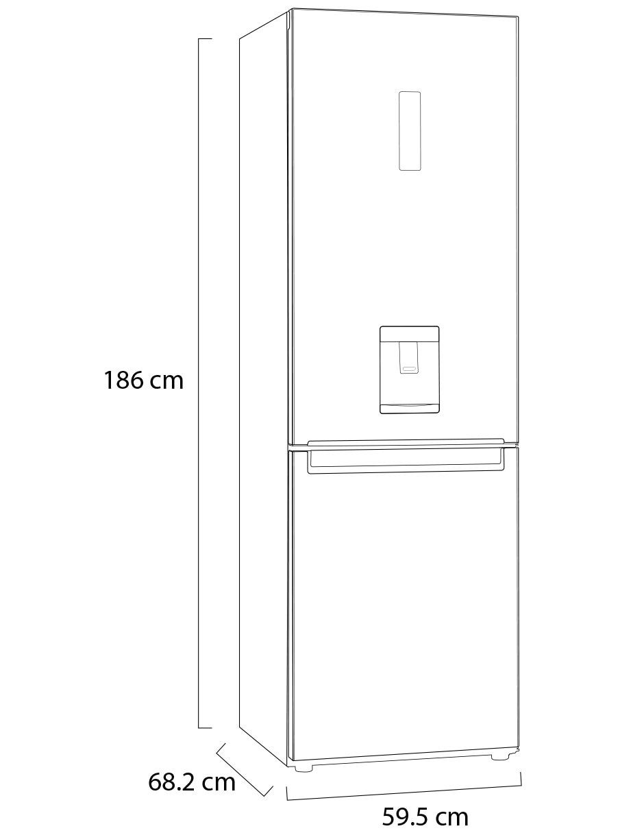 Refrigerador bottom mount 12 pies cúbicos inverter y no frost LB37SPP/GB37SPP 18