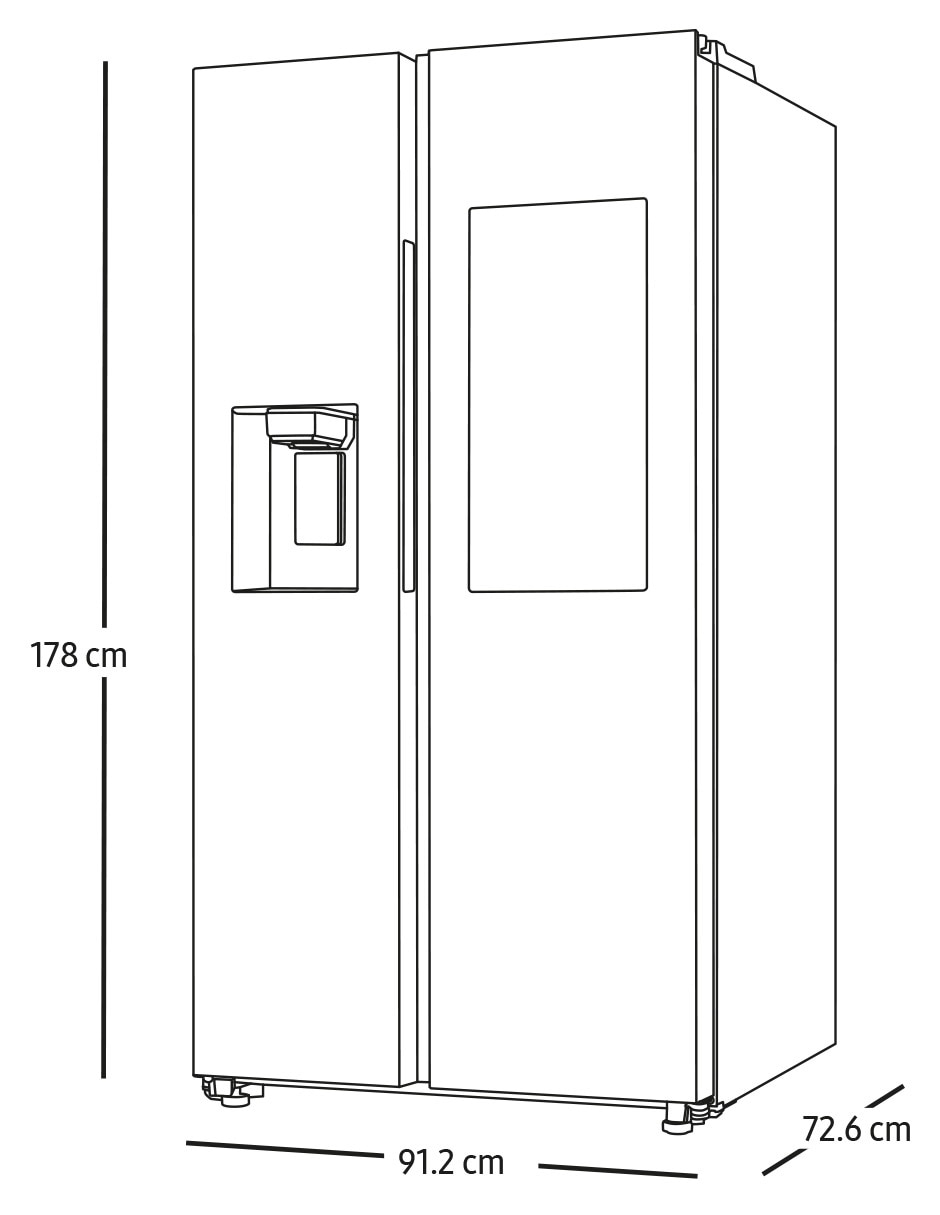 Refrigerador dúplex 22 pies cúbicos tecnología inverter y tecnología no frost RS22T5561S9/EM 4
