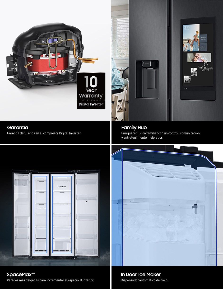 Refrigerador dúplex 22 pies cúbicos tecnología inverter y tecnología no frost RS22T5561S9/EM 3