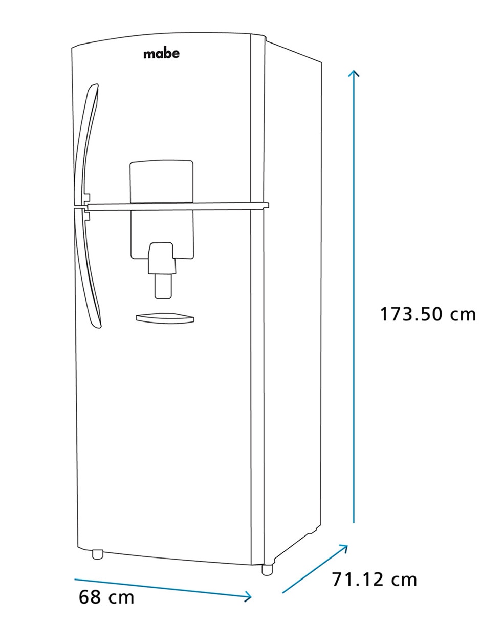 Refrigerador top mount 14 pies cúbicos no frost RME360FZMRX0 10