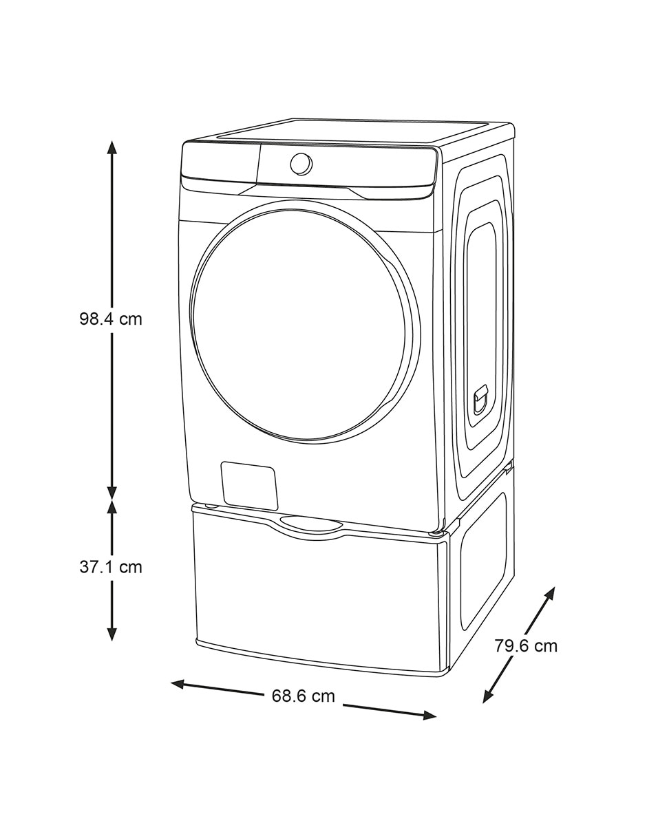 Lavasecadora eléctrica 22 kg 13 kg WD22T6300GP/AX 6