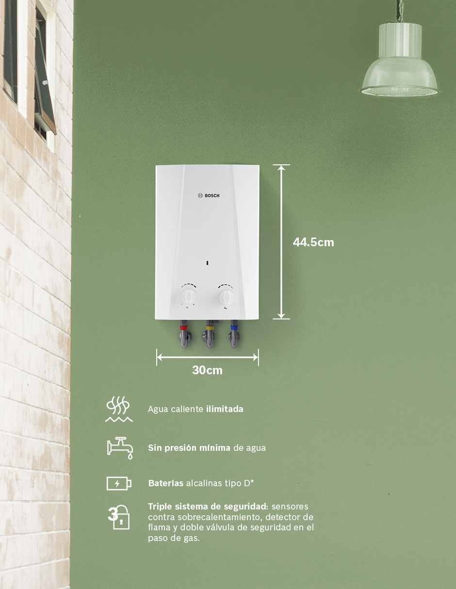 Calentador de paso ECO 6 NATURAL 6 L gas natural 21