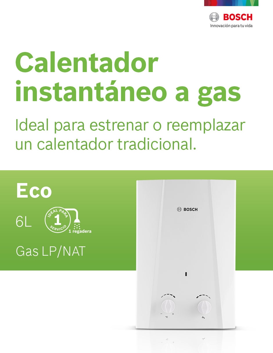 Calentador de paso ECO 6 NATURAL 6 L gas natural 4