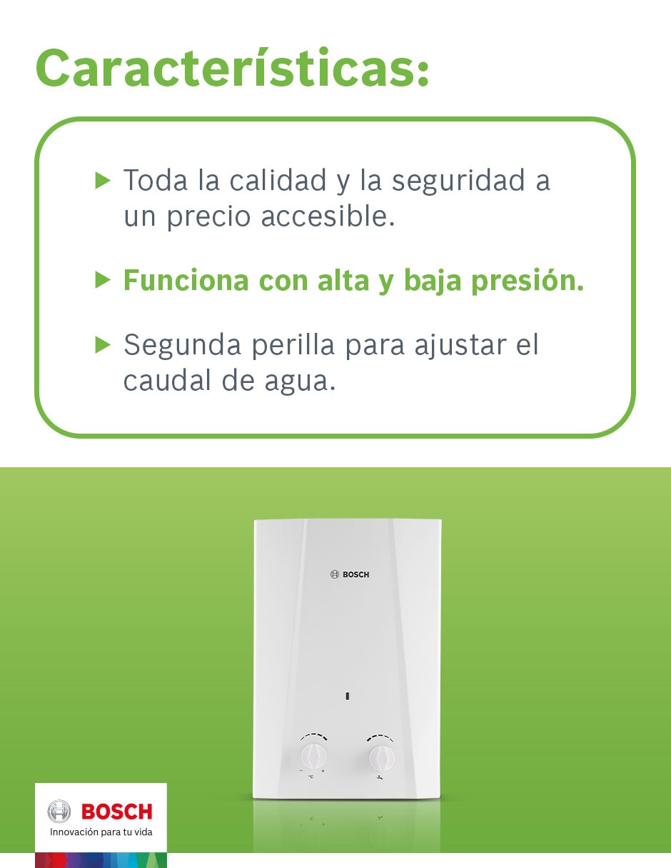 Calentador de paso ECO 6 NATURAL 6 L gas natural 6