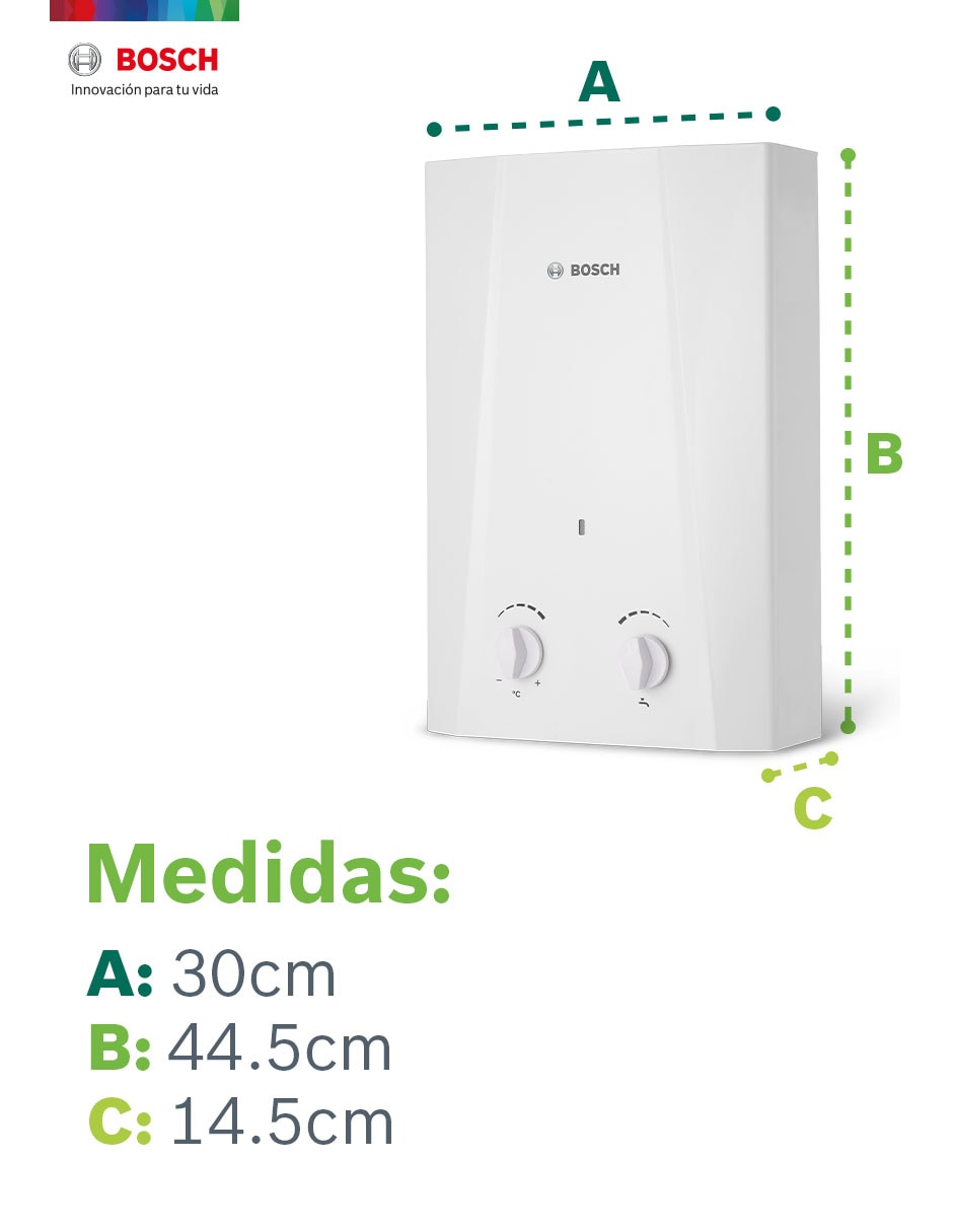 Calentador de paso ECO 6 NATURAL 6 L gas natural 8