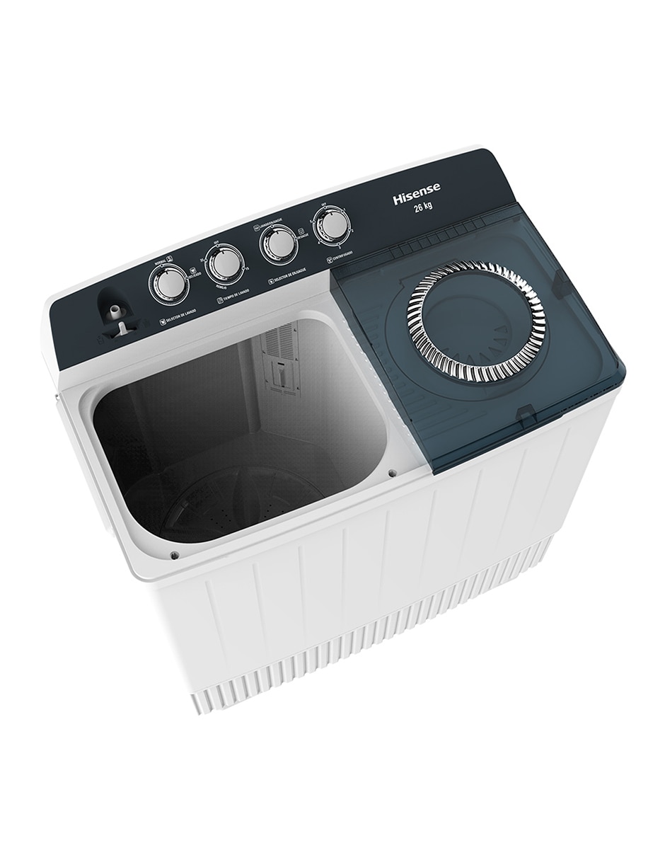 Lavadora doble tina 26 kg semiautomática carga superior WSA2601PX 2